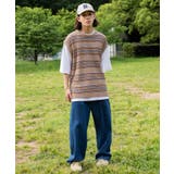 レトロボーダーニットベスト 韓国 韓国ファッション ストリート系 | WEGO【MEN】 | 詳細画像8
