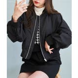 ブラック | ボリュームスリーブショートMA 1 レディース | WEGO【WOMEN】