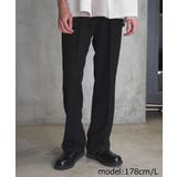 ブラック | セミフレアスラックス メンズ 秋 | WEGO【MEN】