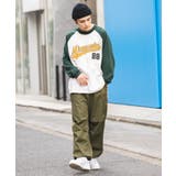 スタジアムロゴプリントBIGロンTシャツ 韓国 韓国ファッション ストリート系 | WEGO【MEN】 | 詳細画像4 