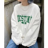 ホワイト | バルーンシルエットロゴスウェット | WEGO【WOMEN】