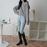 クルーネックチャンキーニット レディース 秋 | WEGO【WOMEN】 | 詳細画像19