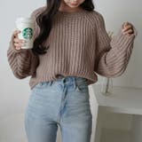 クルーネックチャンキーニット レディース 秋 | WEGO【WOMEN】 | 詳細画像6