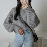 グレー | クルーネックチャンキーニット レディース 秋 | WEGO【WOMEN】
