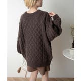 ケーブルドルマンBIGセーター レディース 秋 | WEGO【WOMEN】 | 詳細画像10 