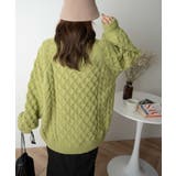 ケーブルドルマンBIGセーター レディース 秋 | WEGO【WOMEN】 | 詳細画像14 