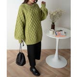 ケーブルドルマンBIGセーター レディース 秋 | WEGO【WOMEN】 | 詳細画像17 