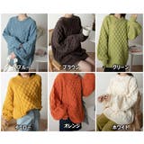 ケーブルドルマンBIGセーター レディース 秋 | WEGO【WOMEN】 | 詳細画像2 