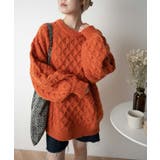 ケーブルドルマンBIGセーター レディース 秋 | WEGO【WOMEN】 | 詳細画像23 