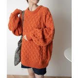 ケーブルドルマンBIGセーター レディース 秋 | WEGO【WOMEN】 | 詳細画像25 