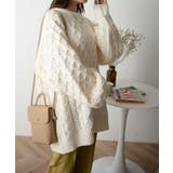 ケーブルドルマンBIGセーター レディース 秋 | WEGO【WOMEN】 | 詳細画像28 