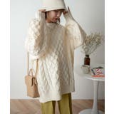ケーブルドルマンBIGセーター レディース 秋 | WEGO【WOMEN】 | 詳細画像30 