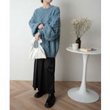 ケーブルドルマンBIGセーター レディース 秋 | WEGO【WOMEN】 | 詳細画像6 