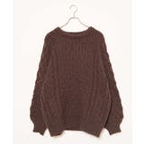 ケーブルドルマンBIGセーター レディース 秋 | WEGO【WOMEN】 | 詳細画像35 