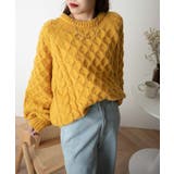 イエロー | ケーブルドルマンBIGセーター レディース 秋 | WEGO【WOMEN】