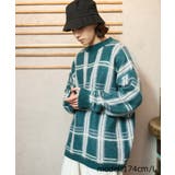チェック(柄3) | モヘアライク総柄BIGプルオーバー メンズ ユニセックス | WEGO【MEN】