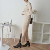 【WEB限定】ディープスリットタイトリブニットワンピース 秋 冬 | WEGO【WOMEN】 | 詳細画像10