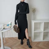 【WEB限定】ディープスリットタイトリブニットワンピース 秋 冬 | WEGO【WOMEN】 | 詳細画像19