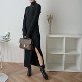 【WEB限定】ディープスリットタイトリブニットワンピース 秋 冬 | WEGO【WOMEN】 | 詳細画像20