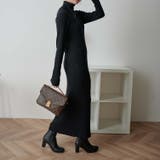 【WEB限定】ディープスリットタイトリブニットワンピース 秋 冬 | WEGO【WOMEN】 | 詳細画像21