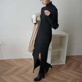【WEB限定】ディープスリットタイトリブニットワンピース 秋 冬 | WEGO【WOMEN】 | 詳細画像22