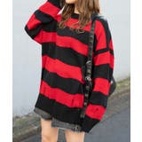 ダメージルーズボーダーニット 地雷系 韓国 | WEGO【WOMEN】 | 詳細画像18 