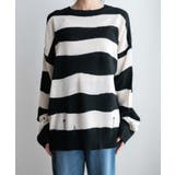ダメージルーズボーダーニット 地雷系 韓国 | WEGO【WOMEN】 | 詳細画像21 