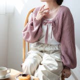 ピンク | リボンニットボレロ レディース 秋 | WEGO【WOMEN】