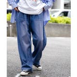 パープルその他 | スケーターズ タックワイドデニムパンツ メンズ | WEGO【MEN】