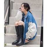 ヴィンテージスタジャン レディース 秋 | WEGO【WOMEN】 | 詳細画像5 