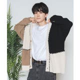 ハンドステッチカラーブロックカーディガン レディース 秋 | WEGO【WOMEN】 | 詳細画像18