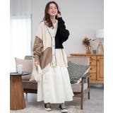 ハンドステッチカラーブロックカーディガン レディース 秋 | WEGO【WOMEN】 | 詳細画像2