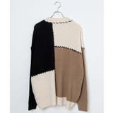 ハンドステッチカラーブロックカーディガン レディース 秋 | WEGO【WOMEN】 | 詳細画像32