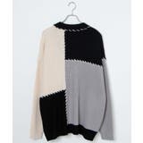 ハンドステッチカラーブロックカーディガン レディース 秋 | WEGO【WOMEN】 | 詳細画像34
