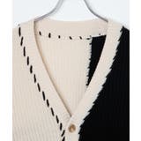 ハンドステッチカラーブロックカーディガン レディース 秋 | WEGO【WOMEN】 | 詳細画像35