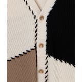 ハンドステッチカラーブロックカーディガン レディース 秋 | WEGO【WOMEN】 | 詳細画像37