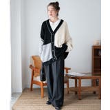 ハンドステッチカラーブロックカーディガン レディース 秋 | WEGO【WOMEN】 | 詳細画像8