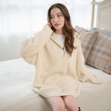 ルーズフィットハーフZIPプルオーバー レディース 秋 | WEGO【WOMEN】 | 詳細画像15 