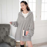 ルーズフィットハーフZIPプルオーバー レディース 秋 | WEGO【WOMEN】 | 詳細画像19 