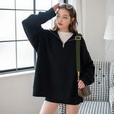 ルーズフィットハーフZIPプルオーバー レディース 秋 | WEGO【WOMEN】 | 詳細画像24 