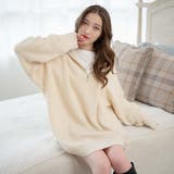 ルーズフィットハーフZIPプルオーバー レディース 秋 | WEGO【WOMEN】 | 詳細画像3 