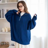 ルーズフィットハーフZIPプルオーバー レディース 秋 | WEGO【WOMEN】 | 詳細画像31 