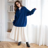 ルーズフィットハーフZIPプルオーバー レディース 秋 | WEGO【WOMEN】 | 詳細画像35 