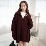 ルーズフィットハーフZIPプルオーバー レディース 秋 | WEGO【WOMEN】 | 詳細画像36 