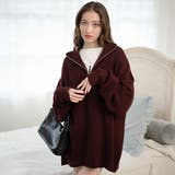 ルーズフィットハーフZIPプルオーバー レディース 秋 | WEGO【WOMEN】 | 詳細画像39 