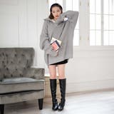 ルーズフィットハーフZIPプルオーバー レディース 秋 | WEGO【WOMEN】 | 詳細画像4 