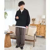 ルーズフィットハーフZIPプルオーバー レディース 秋 | WEGO【WOMEN】 | 詳細画像43 