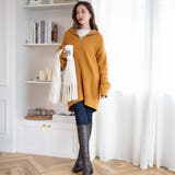 ルーズフィットハーフZIPプルオーバー レディース 秋 | WEGO【WOMEN】 | 詳細画像6 
