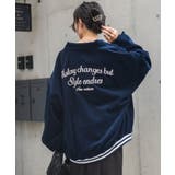 ネイビー | ヴィンテージコーデュロイスタジャン レディース 秋 | WEGO【WOMEN】