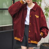 ワイン | ヴィンテージコーデュロイスタジャン レディース 秋 | WEGO【WOMEN】